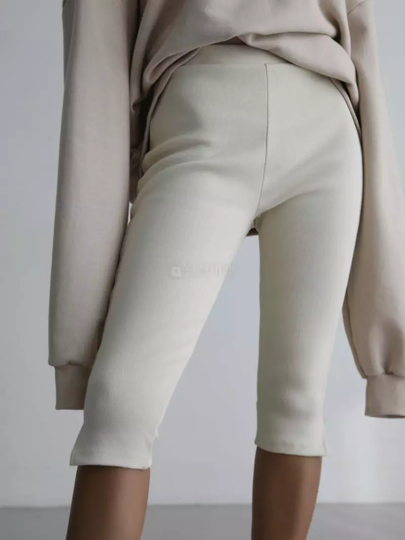 Paper Moon - Korean Women Fashion - #womensfashion - Slit Detail Leggings - 7