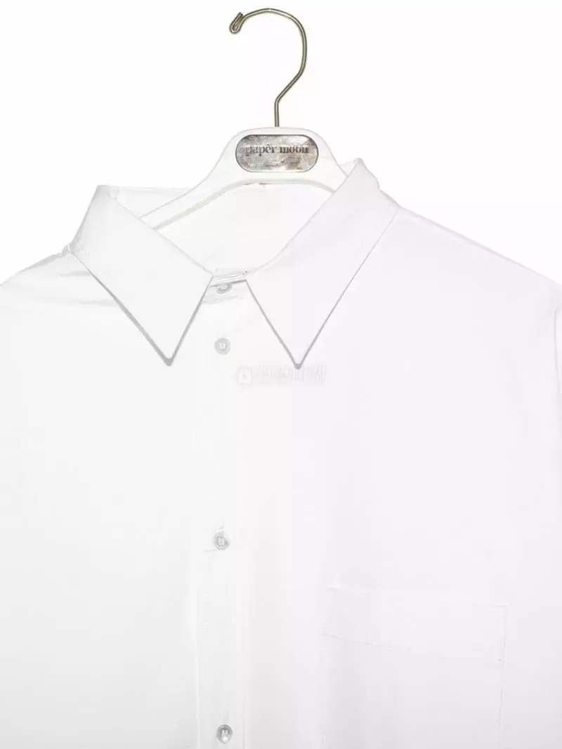 Paper Moon - Korean Women Fashion - #womensfashion - Unbalance Button Shirt - 6