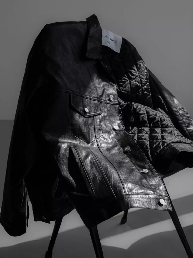 Paper Moon - Korean Women Fashion - #womensfashion - Oversize Vigan Leather Truker Jacket