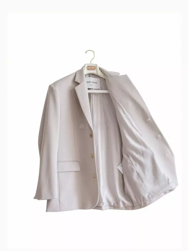 Paper Moon - Korean Women Fashion - #womensfashion - Oversize Three Button Single Jacket - 6