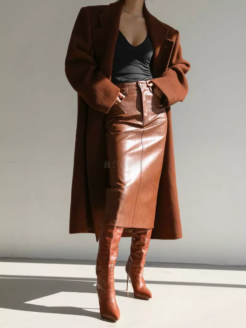 Paper Moon - Korean Women Fashion - #womensfashion - Oversize Unbalance Coat - 3