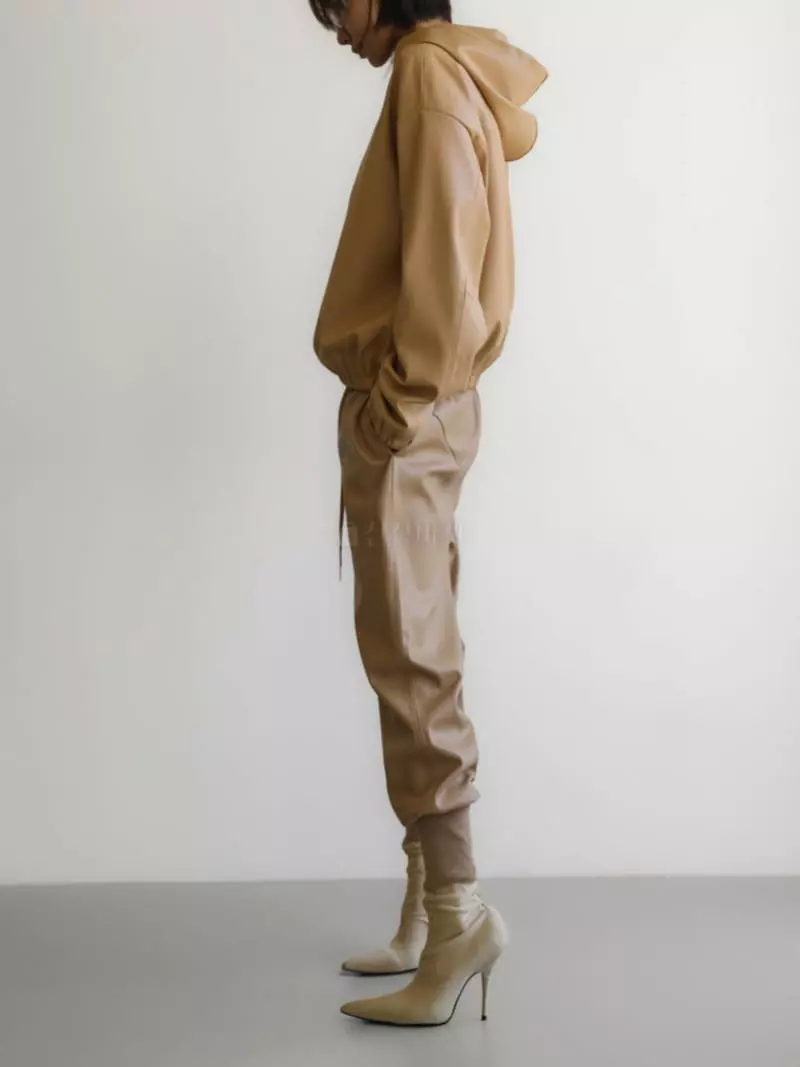 Paper Moon - Korean Women Fashion - #womensfashion - Classic Leaher Plain Hoody