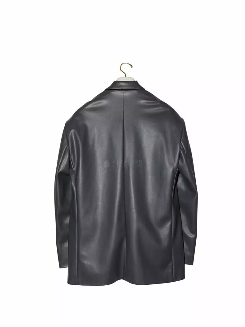 Paper Moon - Korean Women Fashion - #momslook - Classic Leather Three Jacket - 4