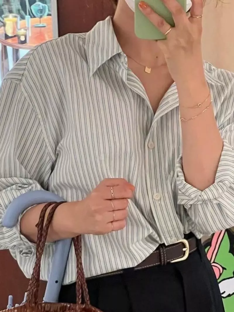 Parsley - Korean Women Fashion - #momslook - Paper Shirt - 5