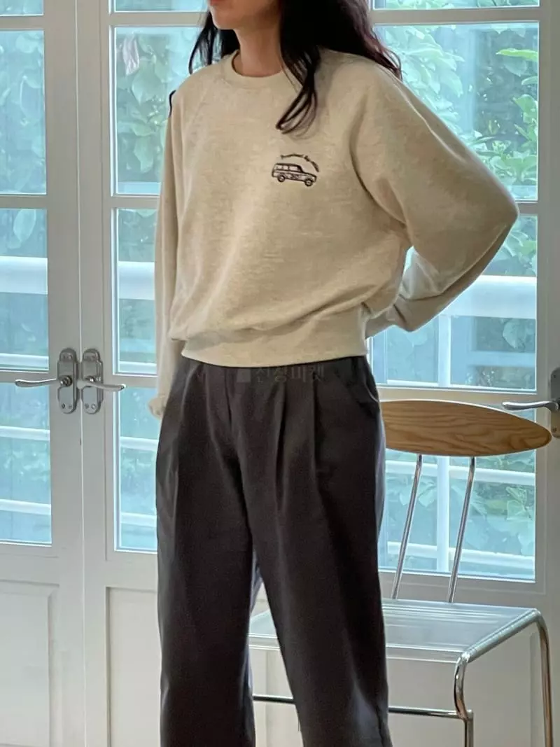 Parsley - Korean Women Fashion - #momslook - One Ston Sweatsihrt - 5