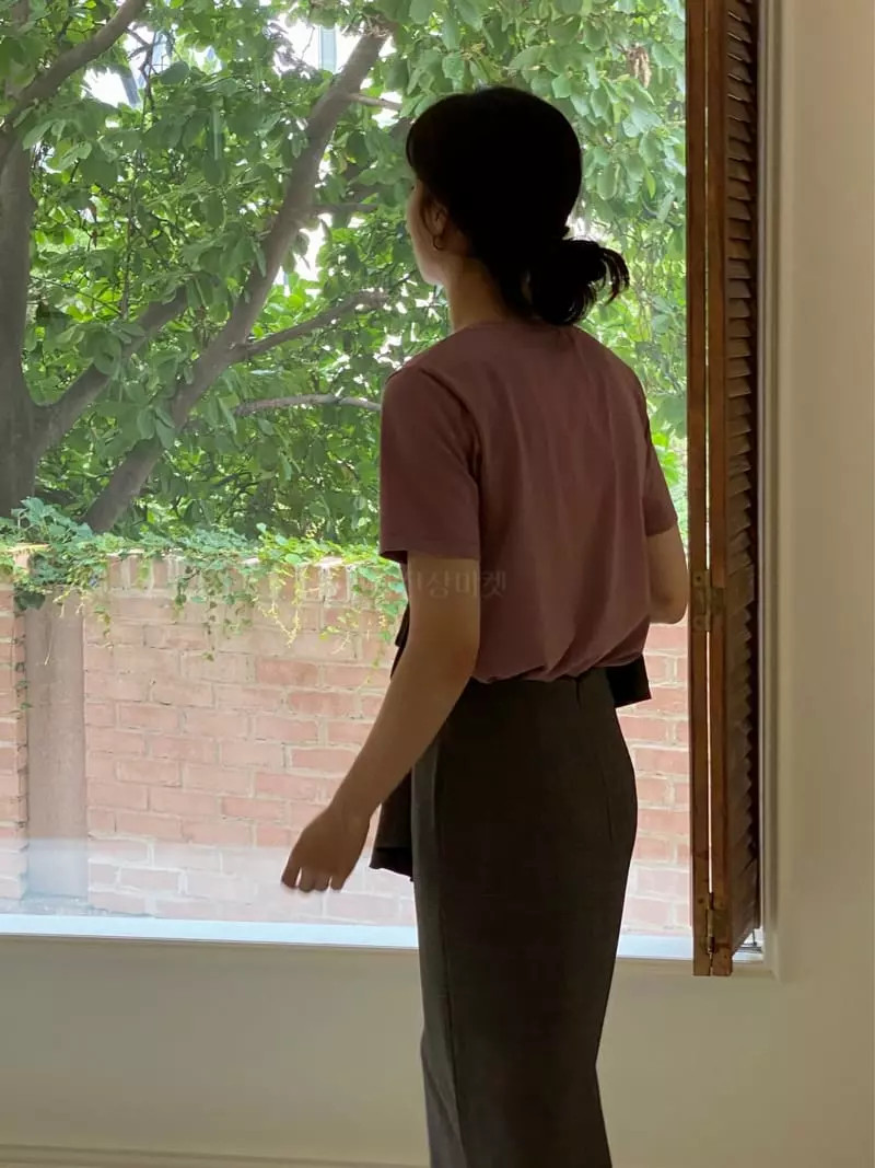 Parsley - Korean Women Fashion - #womensfashion - Sliky Tee - 4