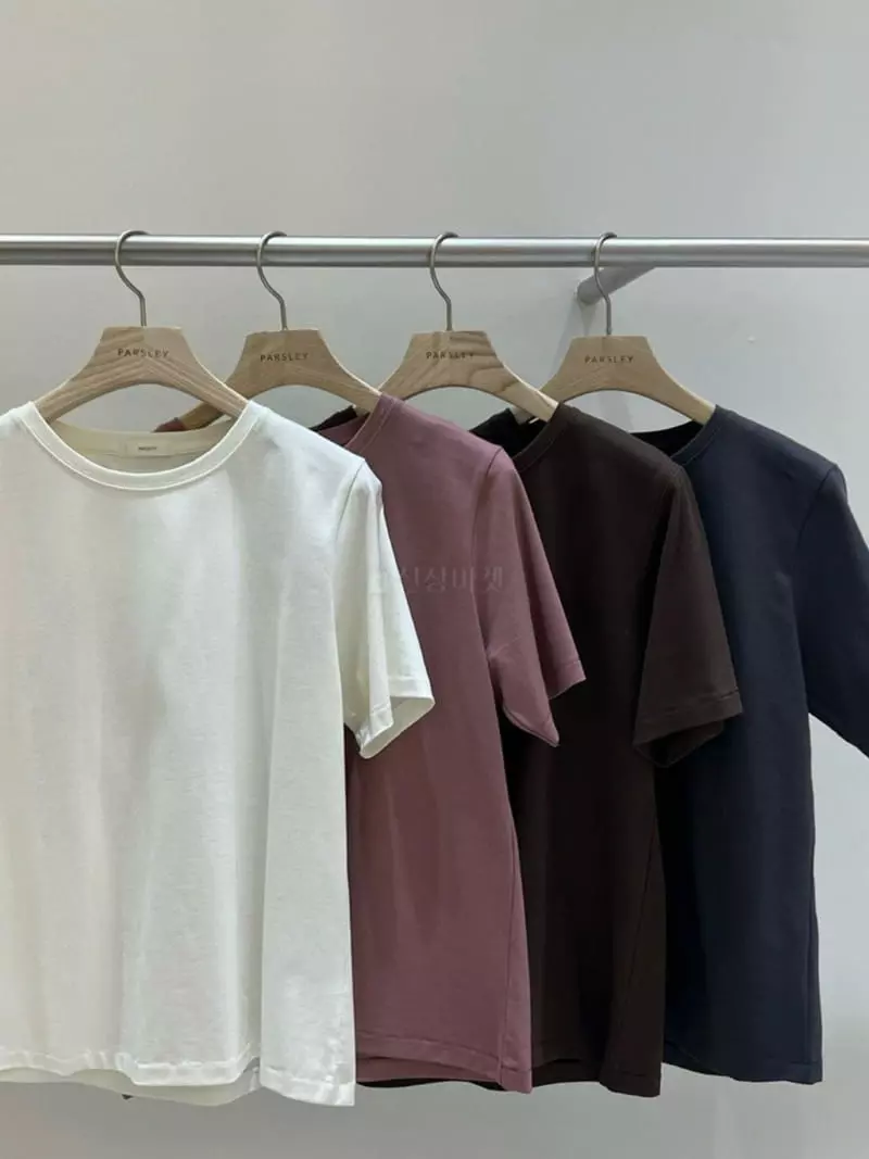 Parsley - Korean Women Fashion - #momslook - Sliky Tee - 6