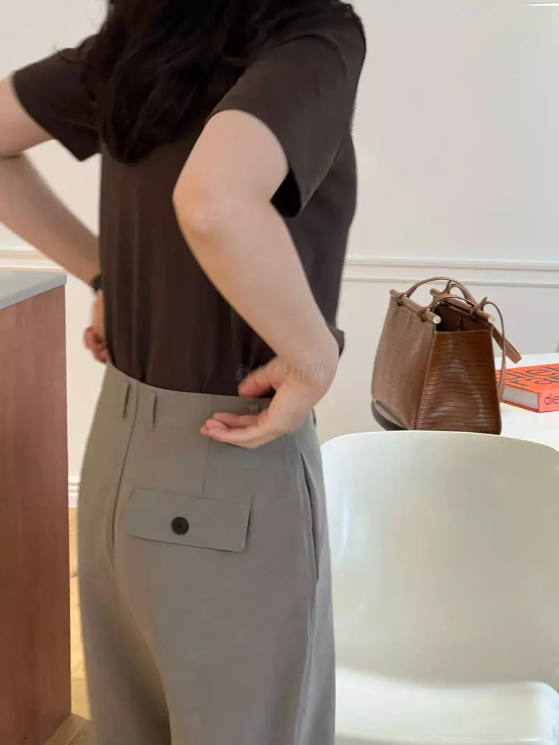 Parsley - Korean Women Fashion - #restrostyle - Sliky Tee - 11