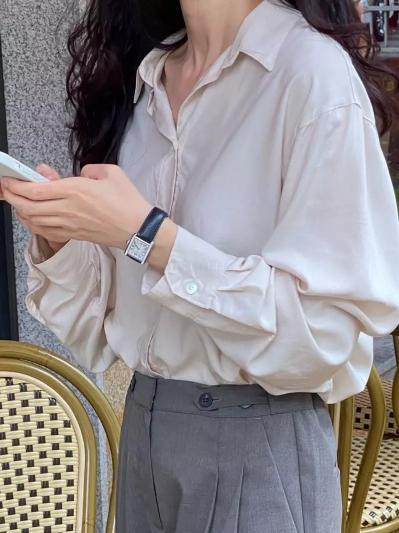 Parsley - Korean Women Fashion - #vintageinspired - Leben Shirt - 5