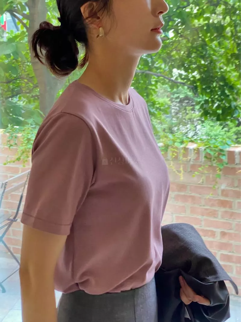 Parsley - Korean Women Fashion - #womensfashion - Sliky Tee - 3