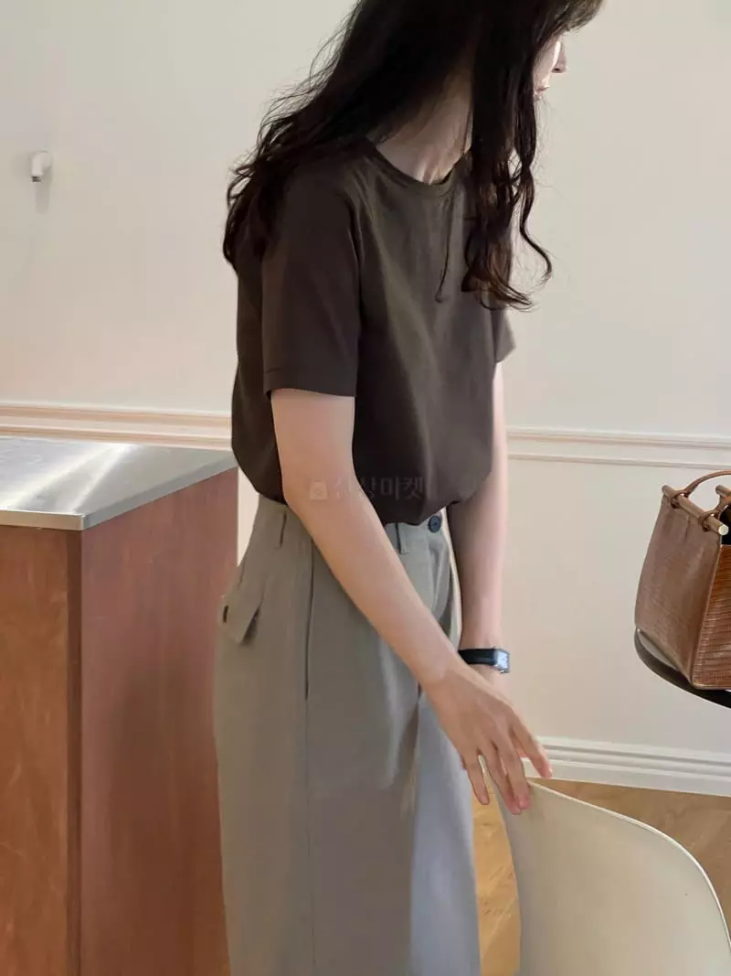 Parsley - Korean Women Fashion - #womensfashion - Sliky Tee - 7