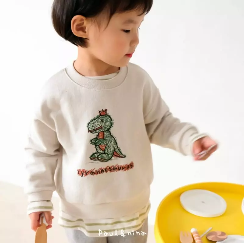 Paul & Nina - Korean Children Fashion - #kidzfashiontrend - Tinano Sweatshirt - 4