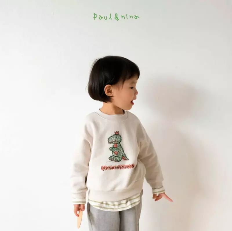 Paul & Nina - Korean Children Fashion - #kidsshorts - Tinano Sweatshirt