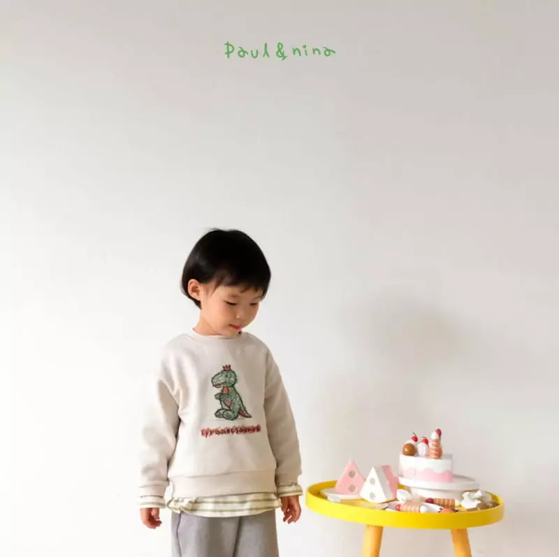 Paul & Nina - Korean Children Fashion - #littlefashionista - Tinano Sweatshirt - 5