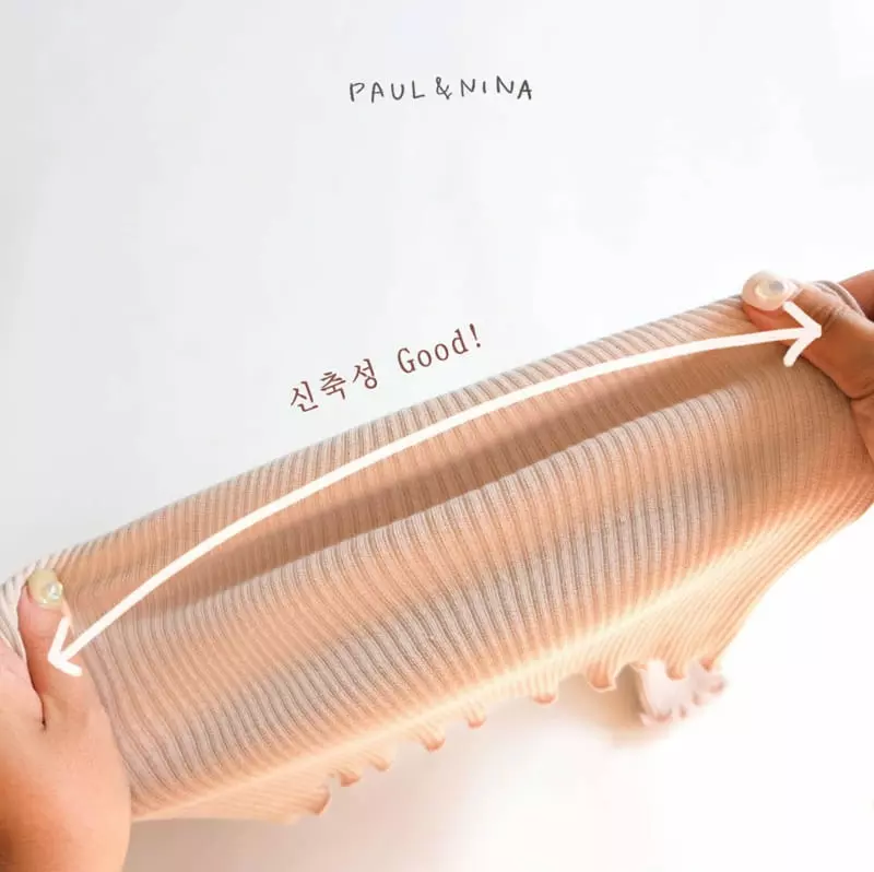 Paul & Nina - Korean Children Fashion - #todddlerfashion - Rib 1/3 Half Turtleneck Tee - 12