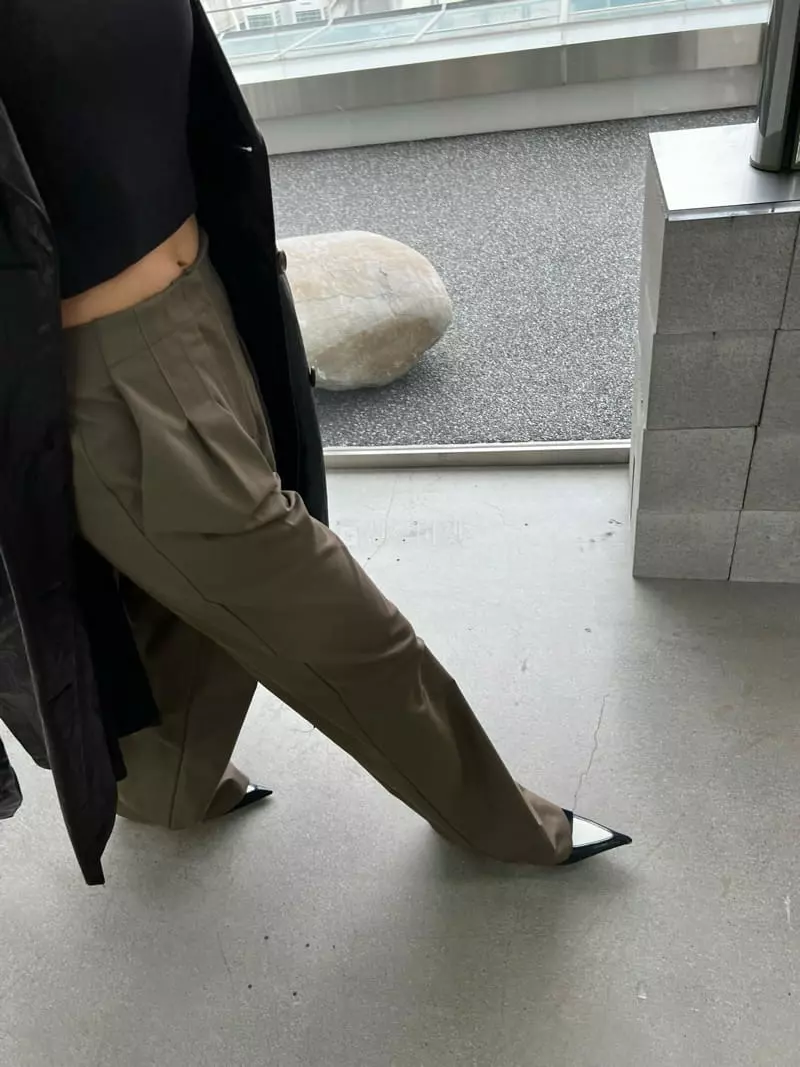 Pb - Korean Women Fashion - #momslook - Row Pintuck Pants - 2