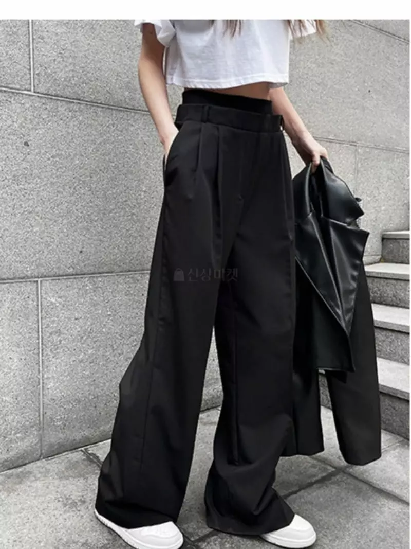 Pb - Korean Women Fashion - #momslook - Layered Pants