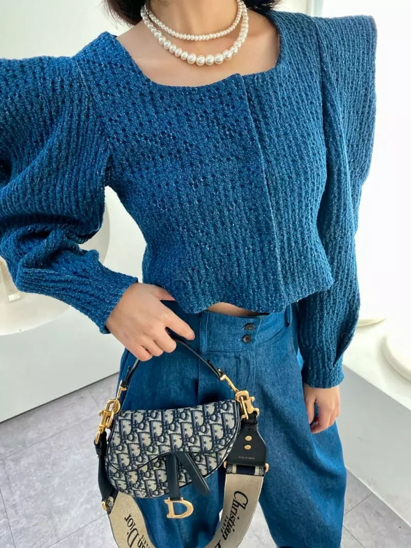 Pb - Korean Women Fashion - #momslook - Denim Embo Jacket - 2