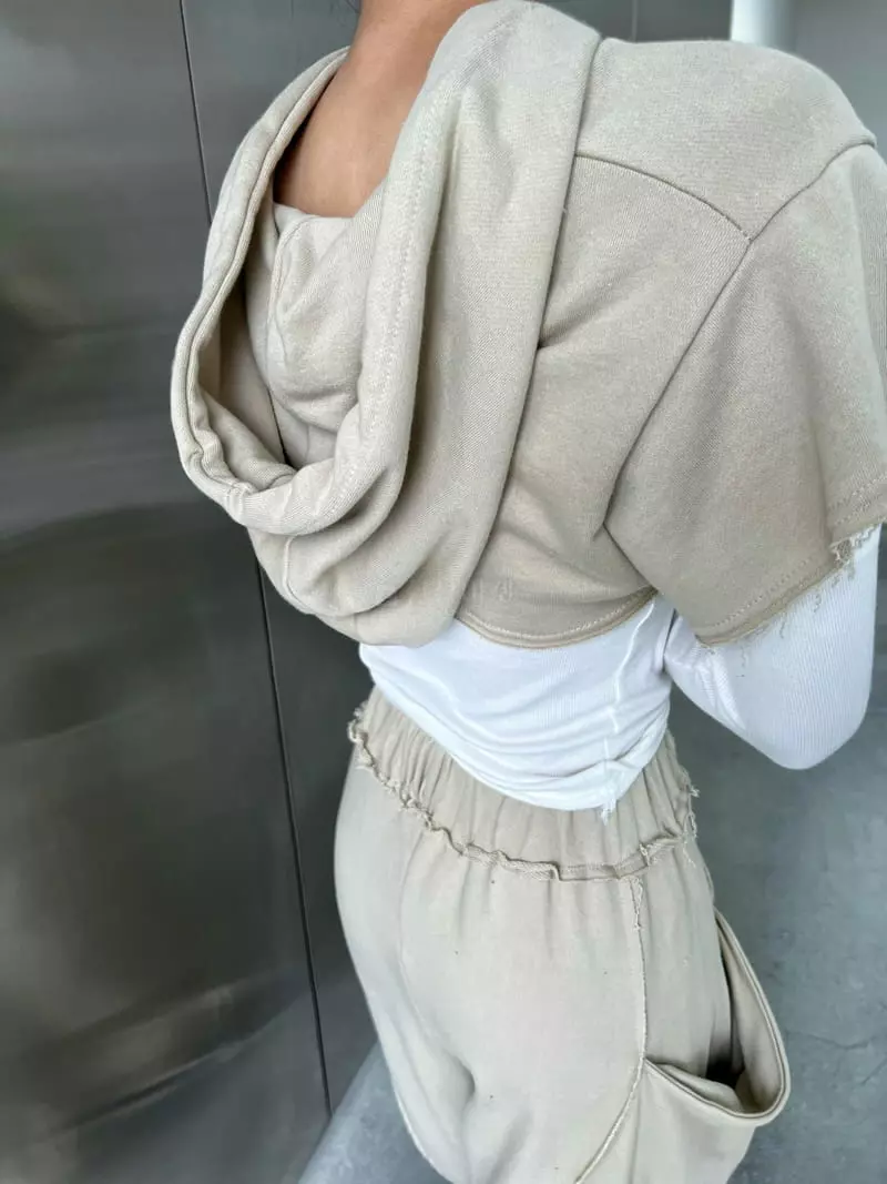 Pb - Korean Women Fashion - #momslook - Deggi Hoody Top - 3