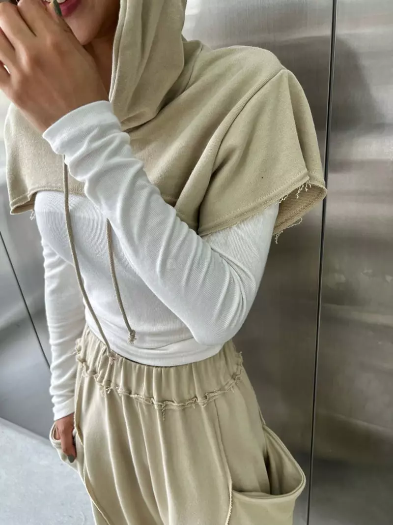 Pb - Korean Women Fashion - #momslook - Deggi Hoody Top - 5