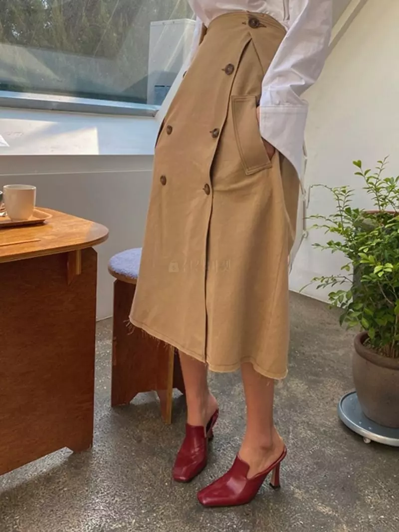 Pb - Korean Women Fashion - #womensfashion - M Stitch Trench Jacket - 4