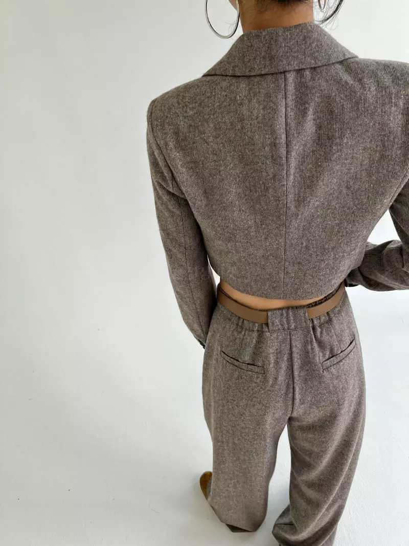 Pb - Korean Women Fashion - #momslook - Home Spun Crop Pants - 11