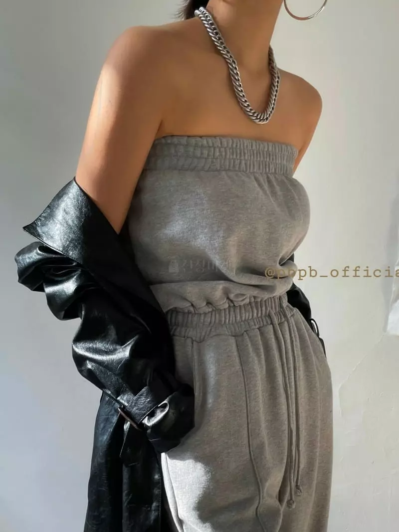 Pb - Korean Women Fashion - #momslook - Top Jumpsuit - 2