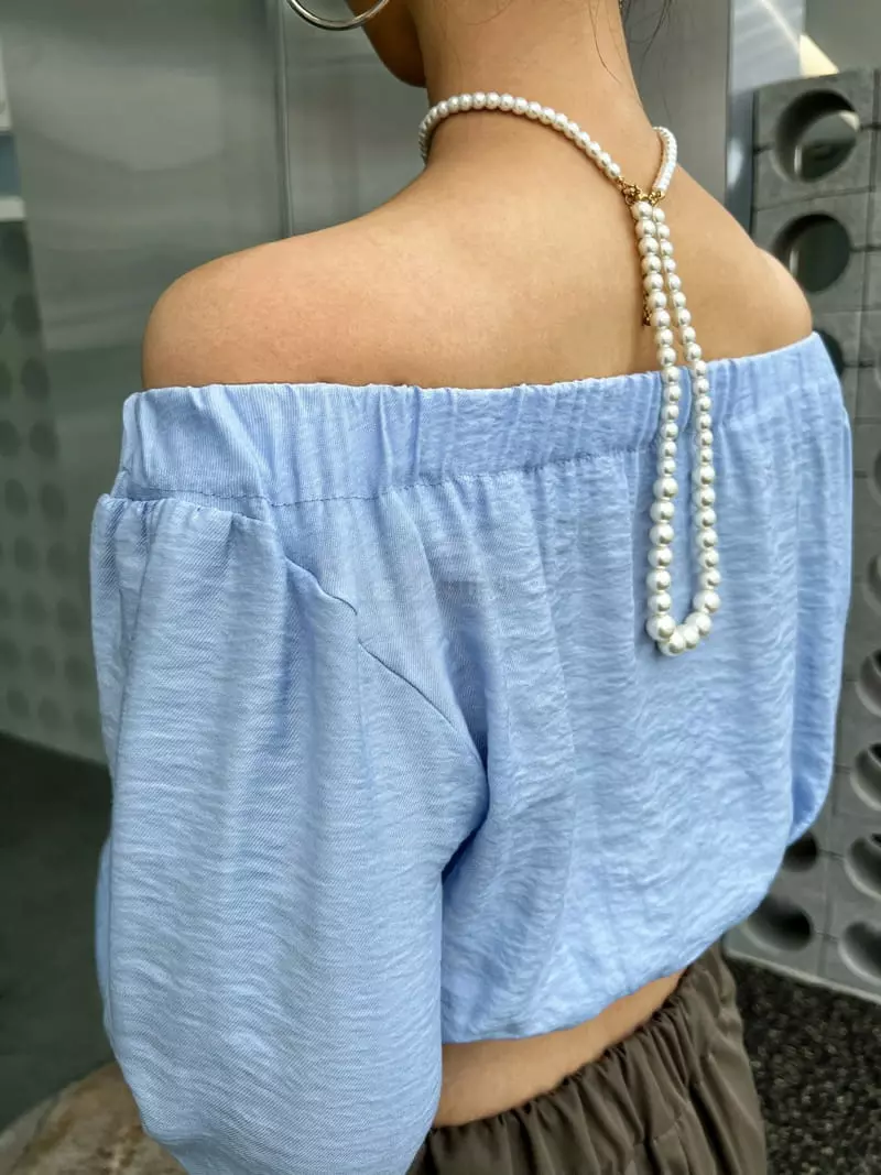 Pb - Korean Women Fashion - #momslook - Open Shinning Blouse - 6