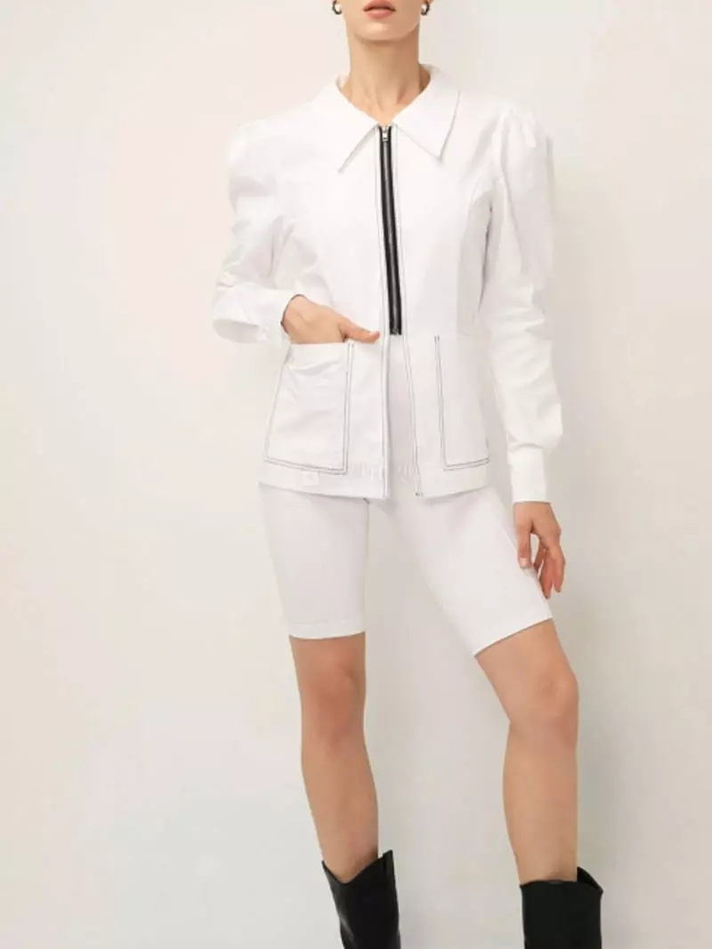 Pb - Korean Women Fashion - #momslook - Elleri Stitch Jacket - 5