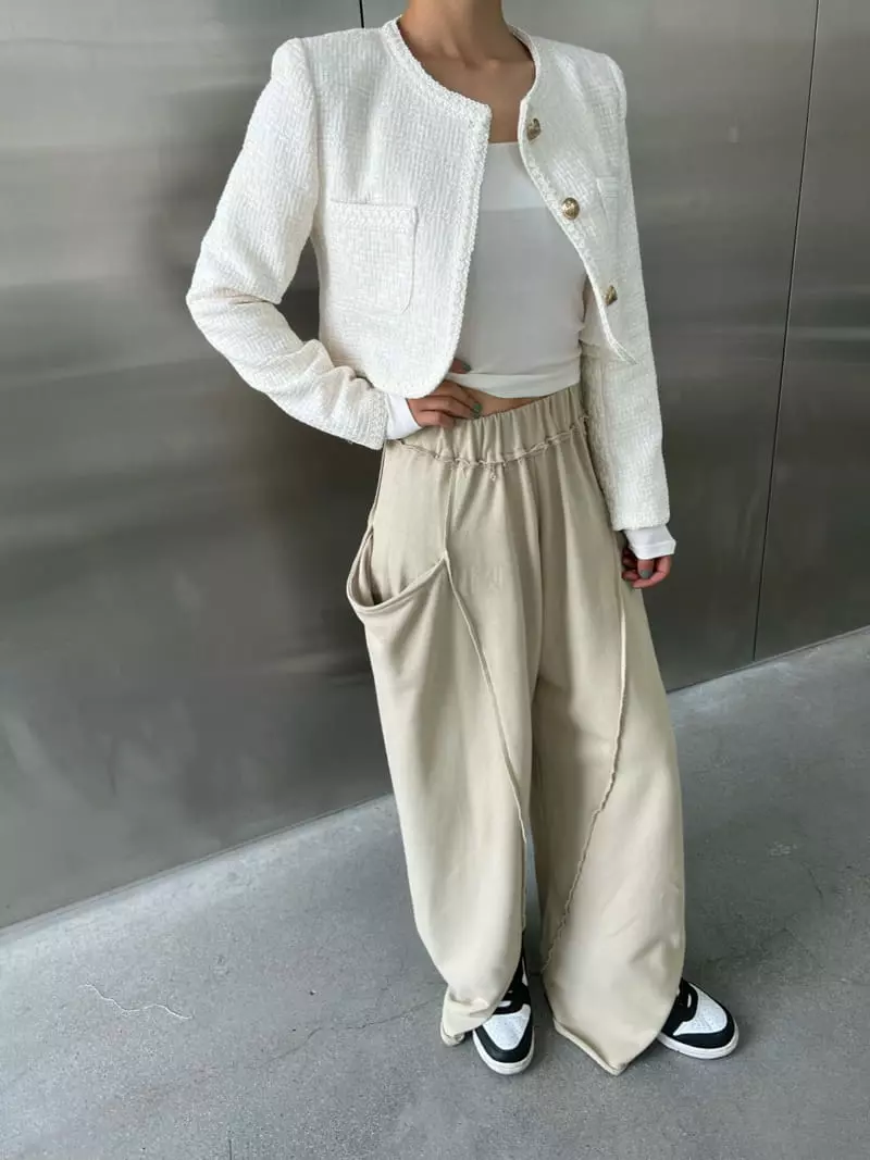 Pb - Korean Women Fashion - #momslook - Cell Bolero Jacket - 4