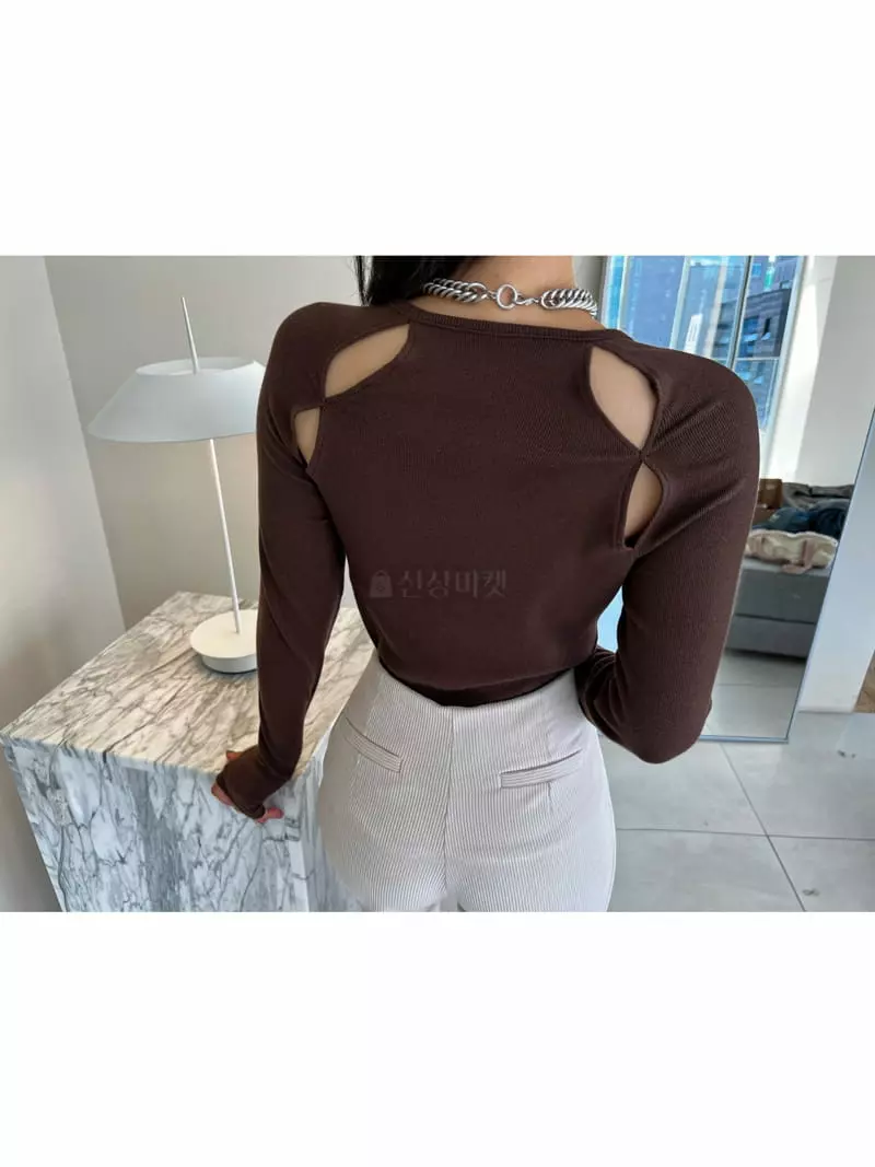 Pb - Korean Women Fashion - #momslook - Modal Slit Tee - 10
