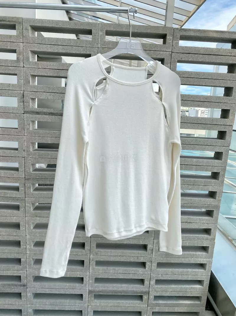 Pb - Korean Women Fashion - #momslook - Modal Slit Tee - 12