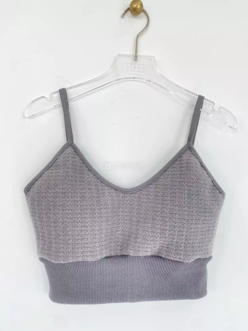 Pb - Korean Women Fashion - #momslook - Rip Knit Crop Top - 12