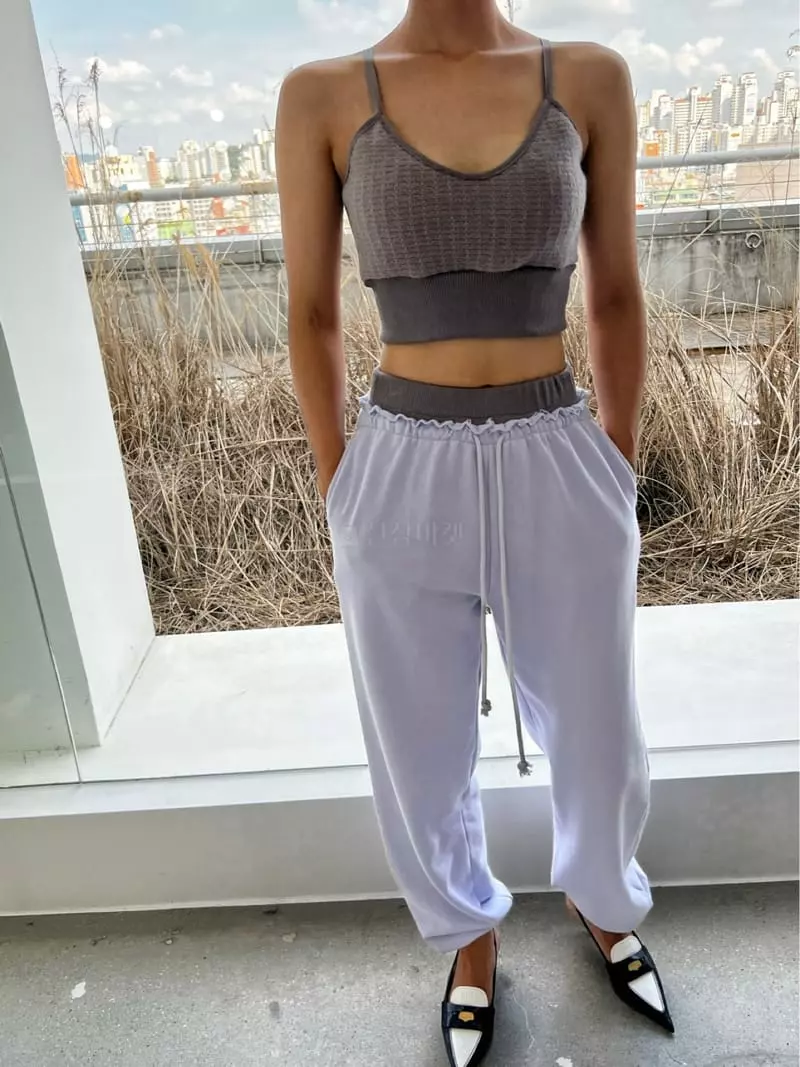 Pb - Korean Women Fashion - #momslook - Rip Knit Crop Top - 8