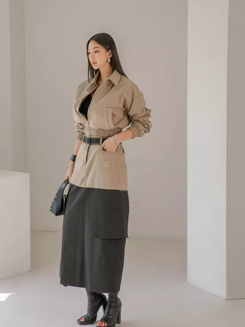 Pb - Korean Women Fashion - #momslook - Lic Stitch Jacket - 5