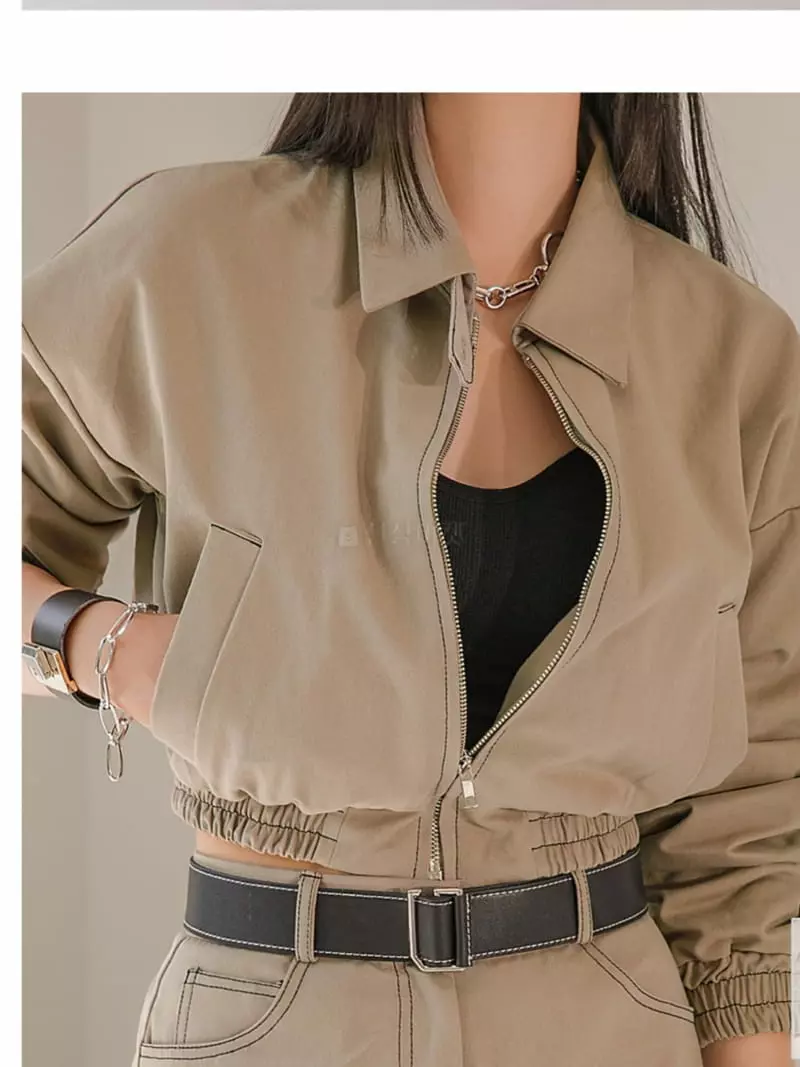 Pb - Korean Women Fashion - #momslook - Lic Stitch Jacket - 7