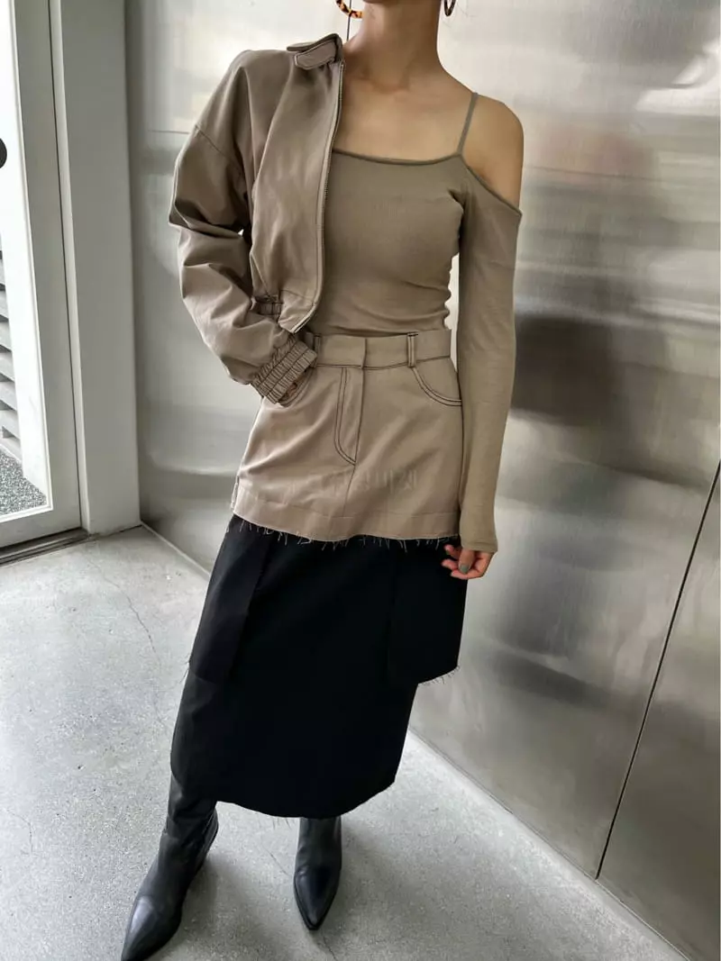 Pb - Korean Women Fashion - #momslook - Lic Layered Skirt - 8