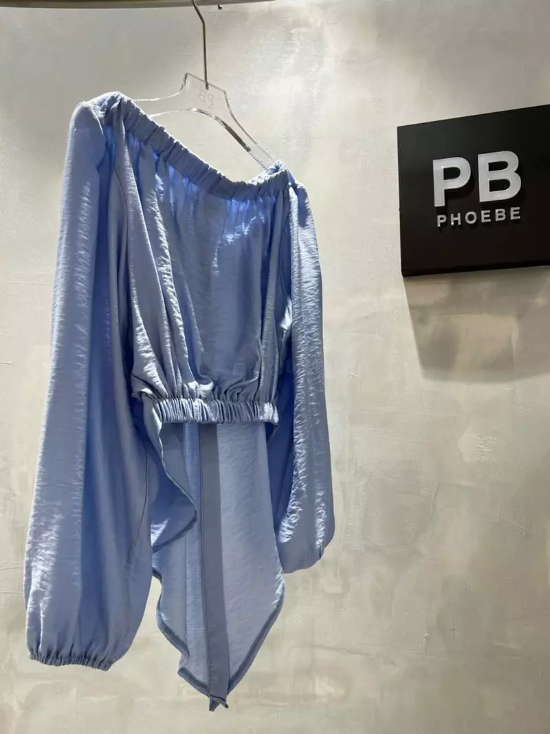 Pb - Korean Women Fashion - #pursuepretty - Open Shinning Blouse - 12