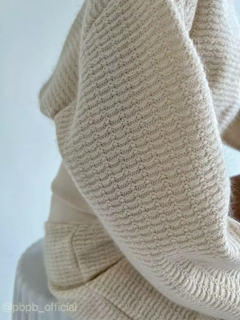 Pb - Korean Women Fashion - #restrostyle - Rip Knit Shorts - 2