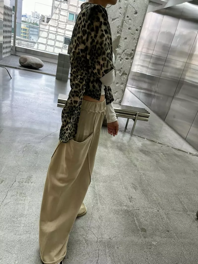 Pb - Korean Women Fashion - #shopsmall - V Leopard Blouse - 9