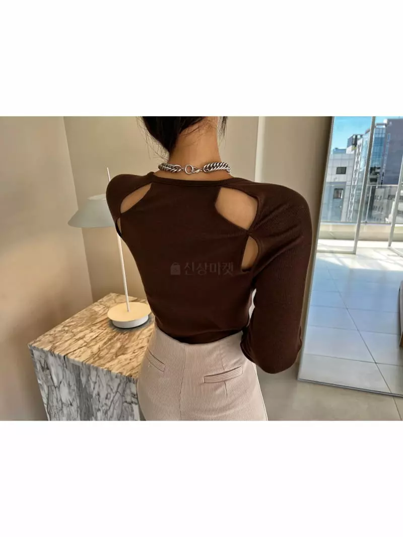 Pb - Korean Women Fashion - #shopsmall - Modal Slit Tee - 7