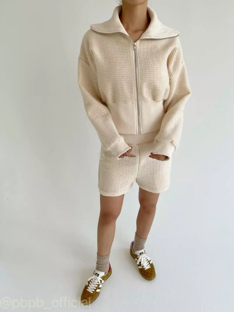 Pb - Korean Women Fashion - #thatsdarling - Rip Knit Shorts - 5