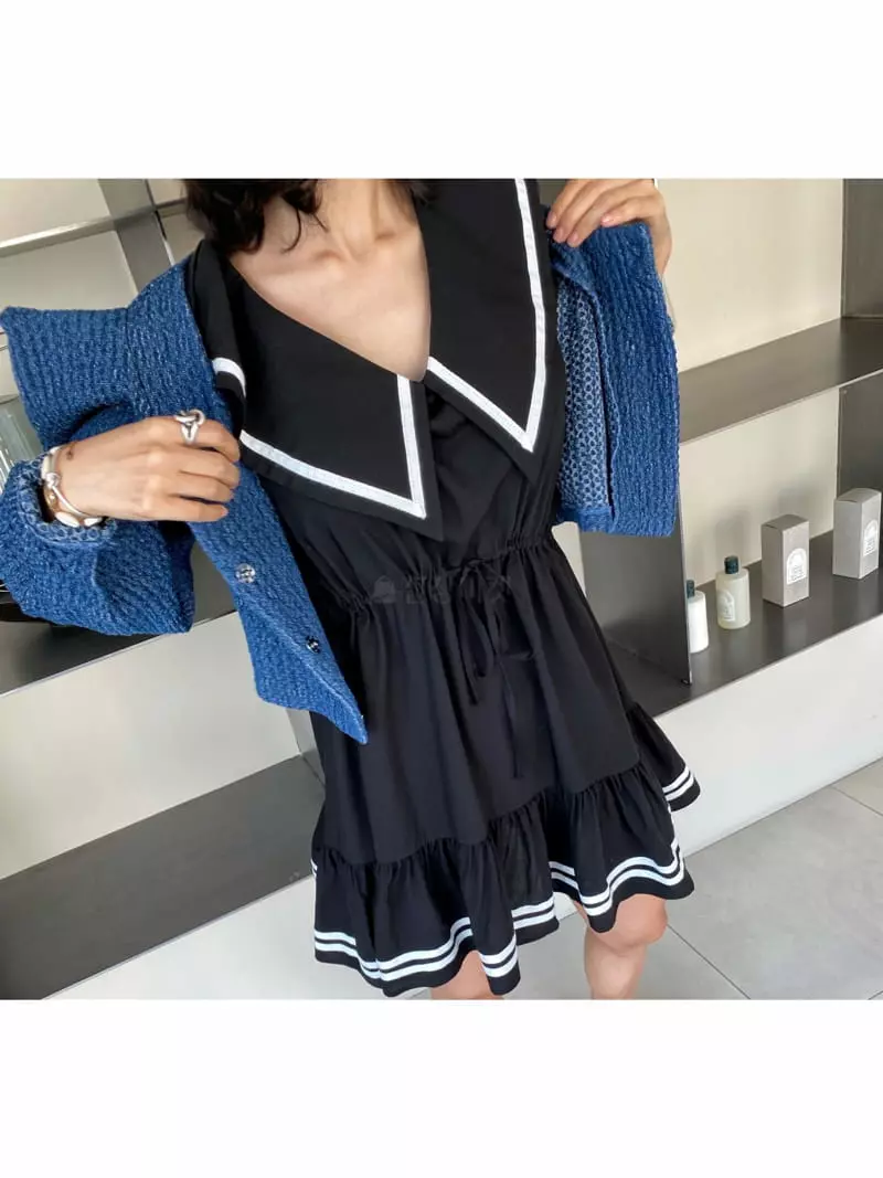 Pb - Korean Women Fashion - #thelittlethings - Sailor One-piece - 12