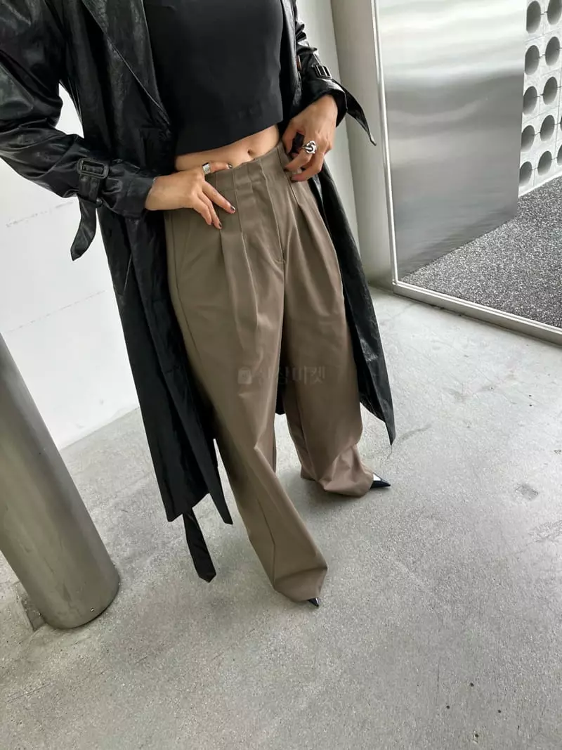 Pb - Korean Women Fashion - #womensfashion - Row Pintuck Pants - 7