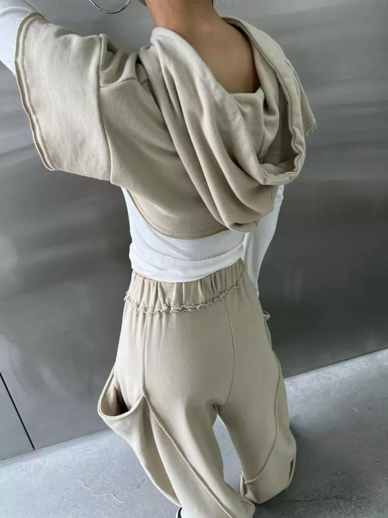Pb - Korean Women Fashion - #momslook - Deggi Hoody Top - 4