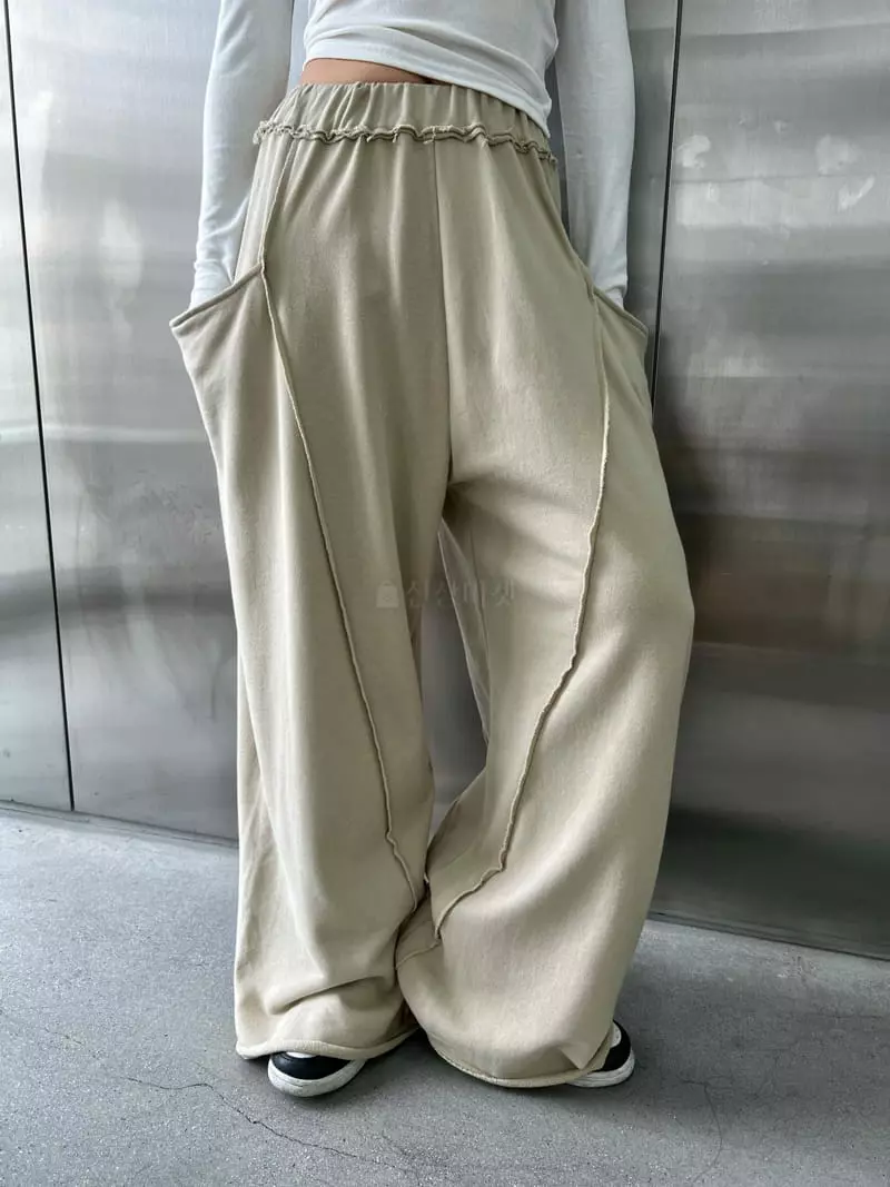 Pb - Korean Women Fashion - #womensfashion - Deggi Wide Pants - 5