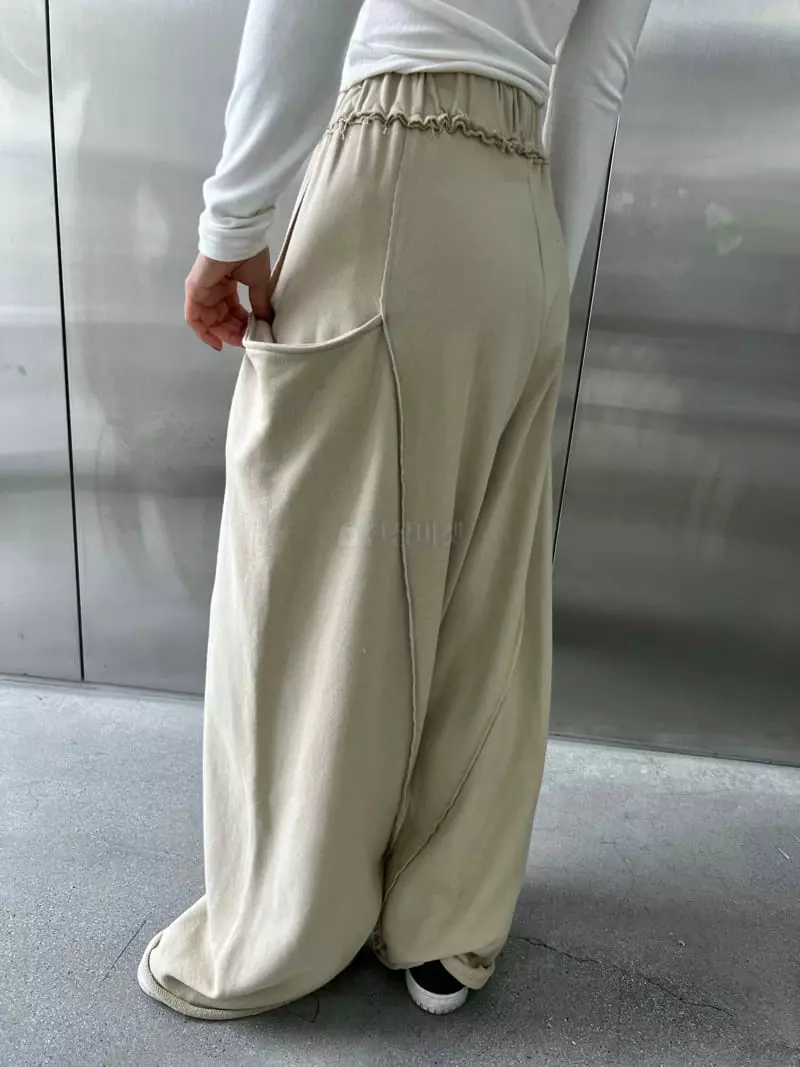Pb - Korean Women Fashion - #womensfashion - Deggi Wide Pants - 7