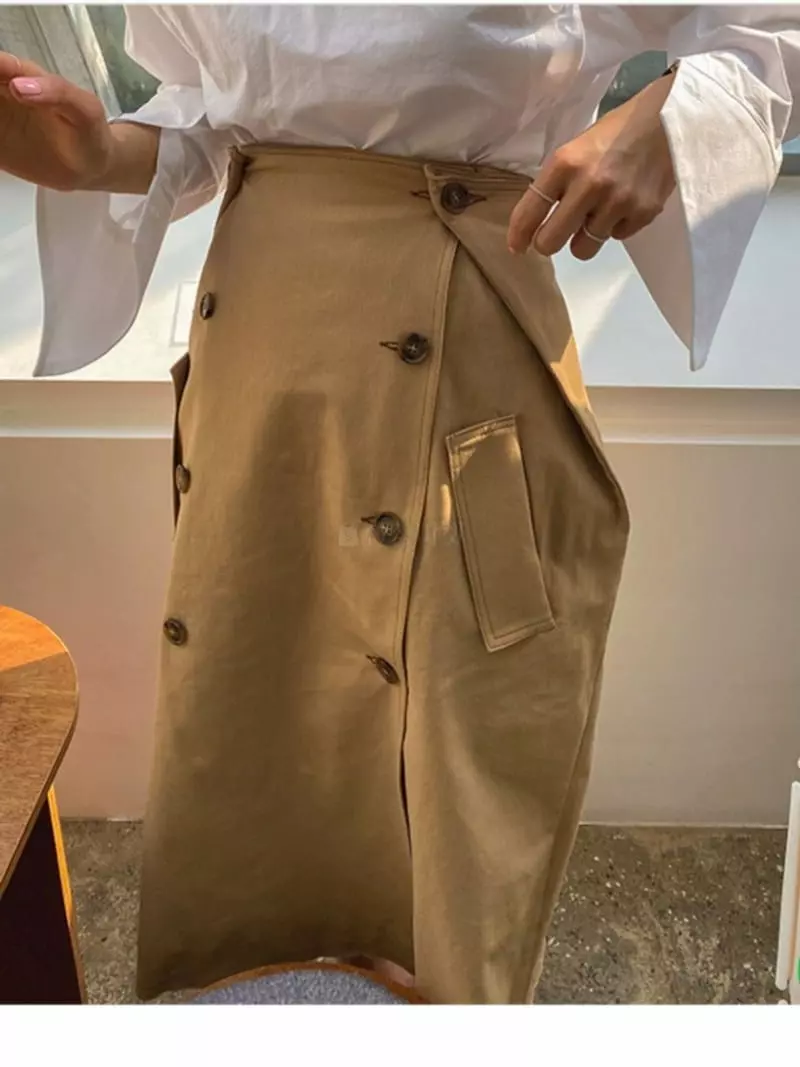 Pb - Korean Women Fashion - #womensfashion - M Stitch Trench Jacket - 3