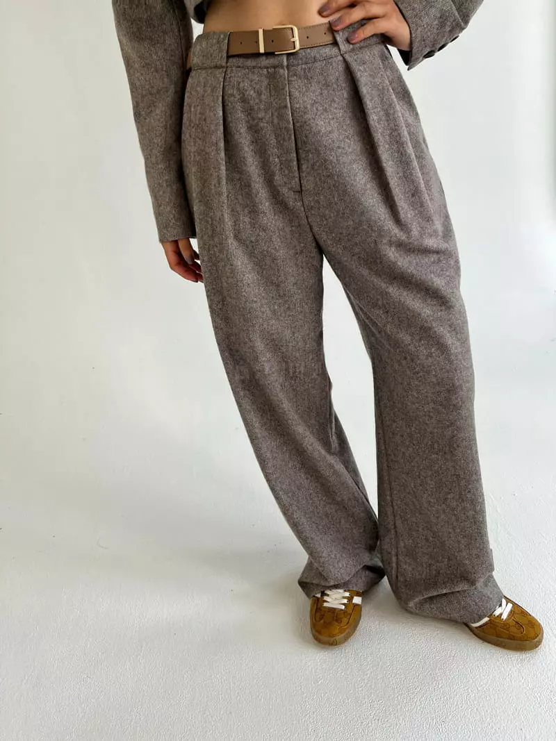 Pb - Korean Women Fashion - #momslook - Home Spun Crop Pants - 4