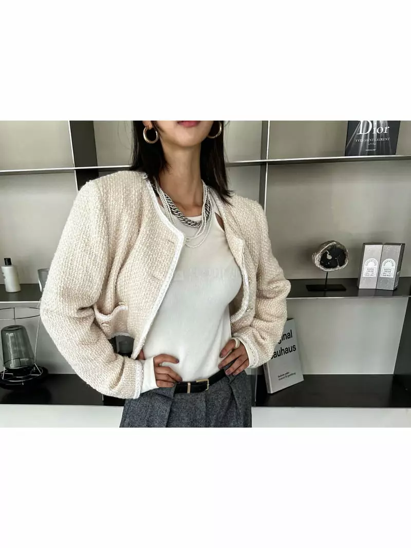 Pb - Korean Women Fashion - #womensfashion - Twid Padding Jacket - 2